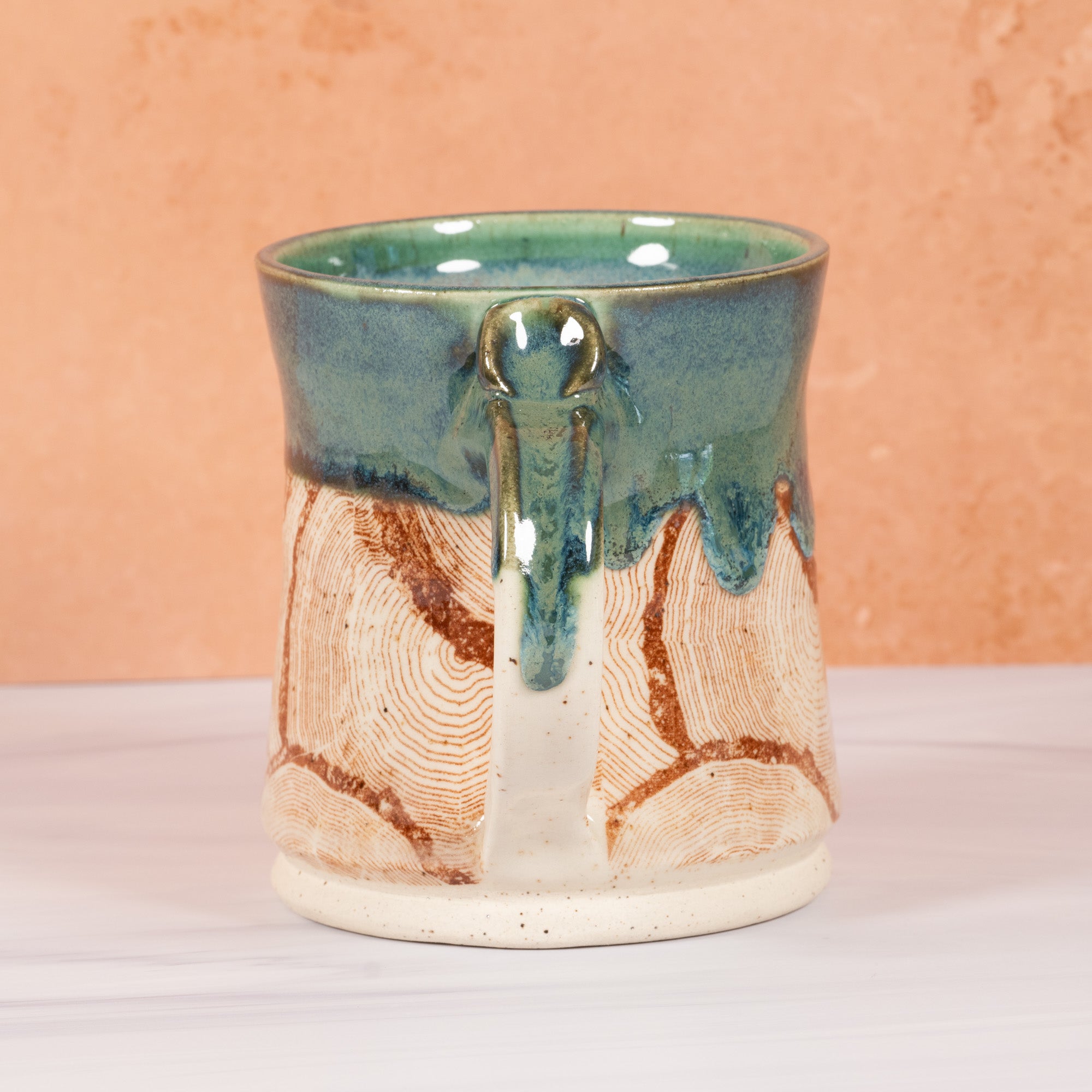 Handmade Wood Texture Mug
