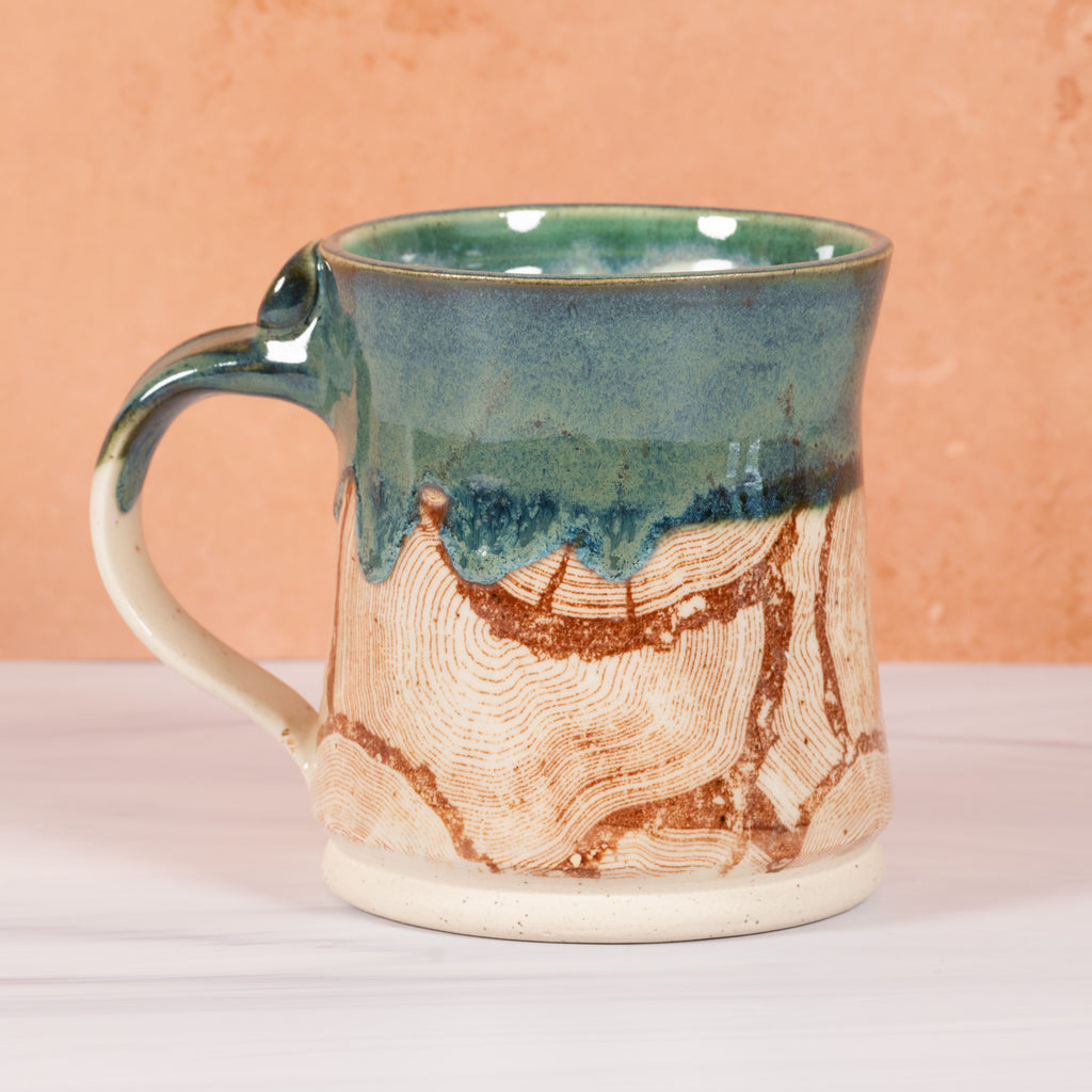Handmade Wood Texture Mug