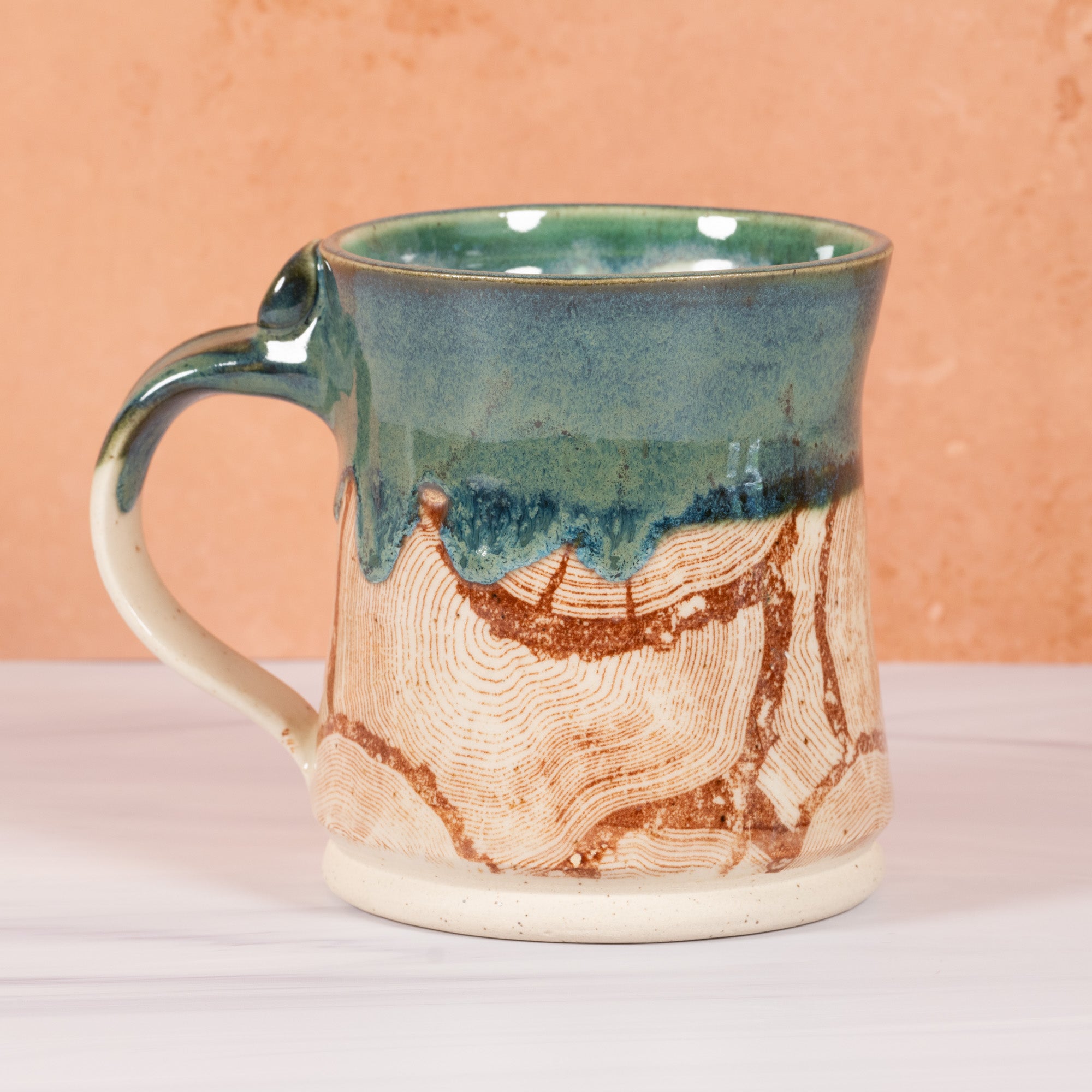Handmade Wood Texture Mug