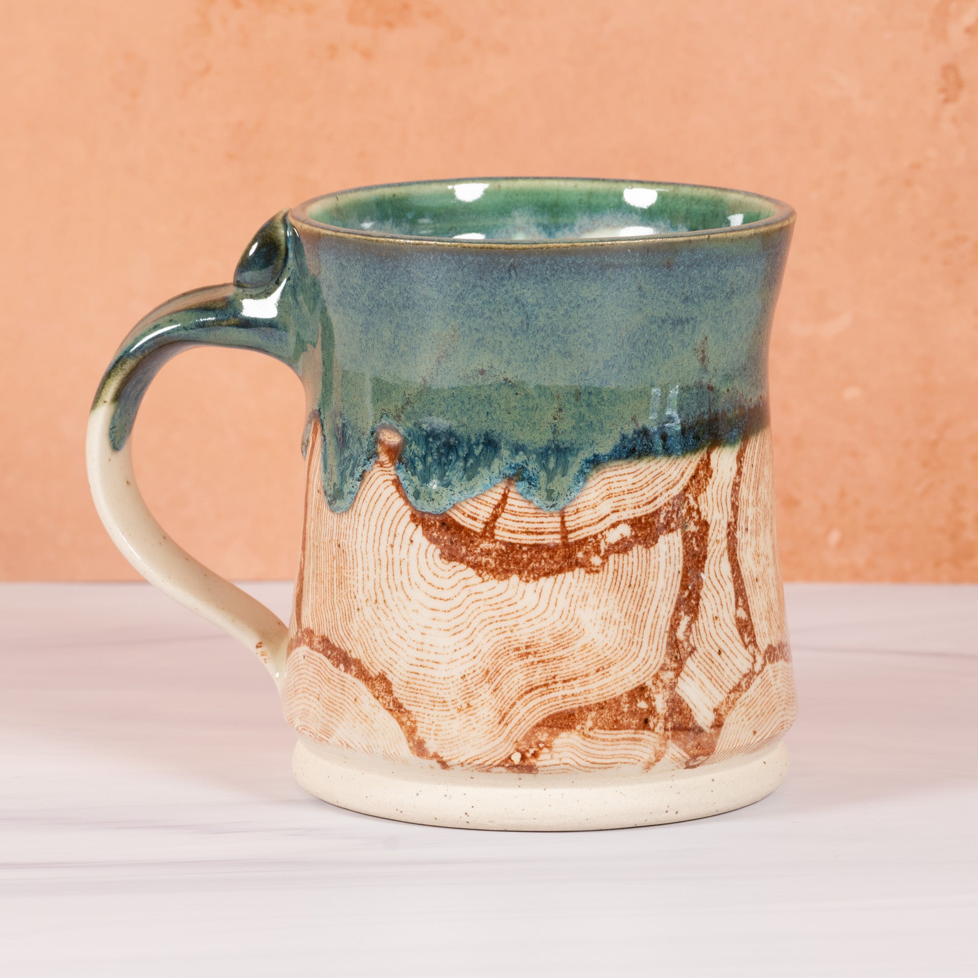 Handmade Wood Texture Mug