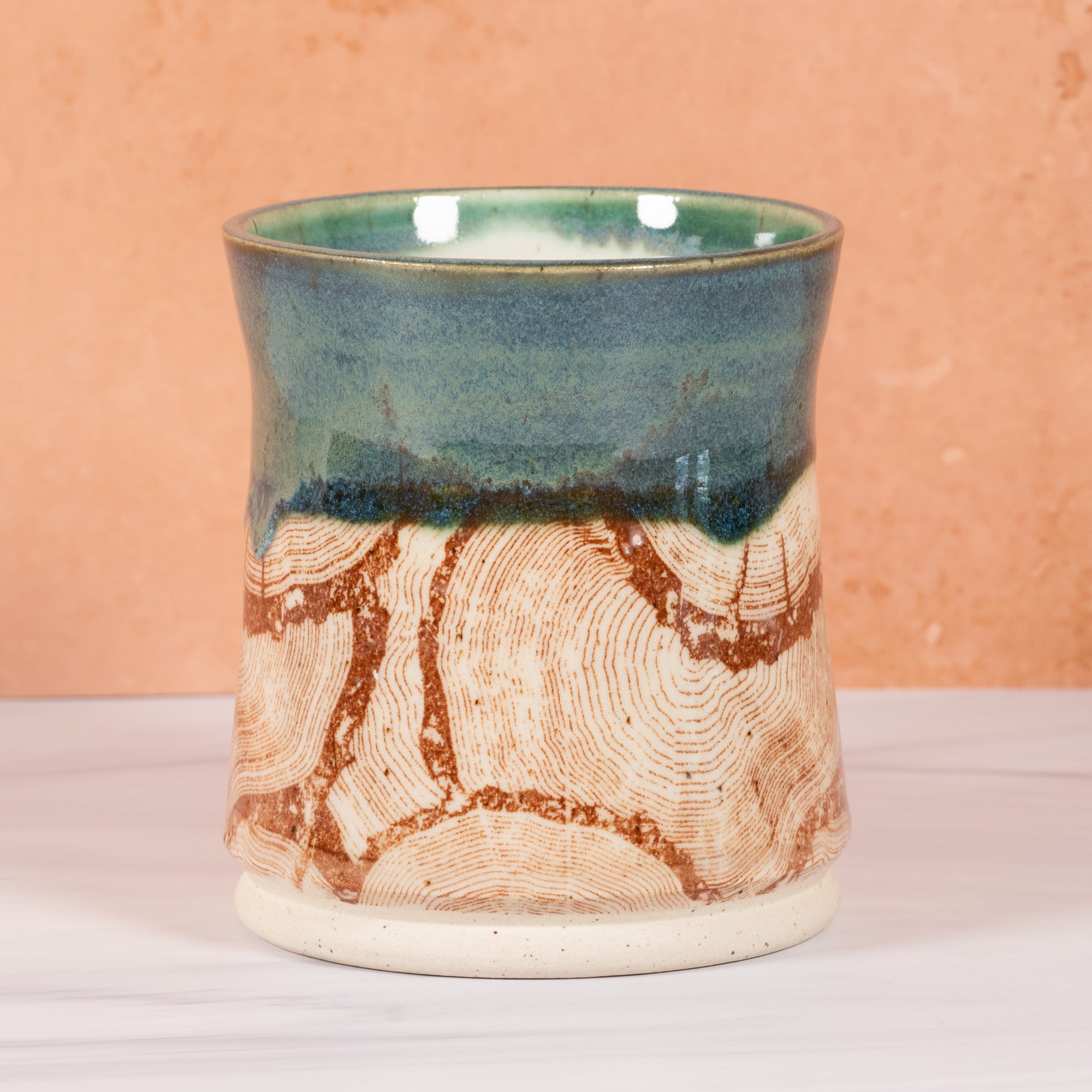 Handmade Wood Texture Mug